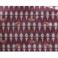 thumbnail image 4 of oneOone Georgette Viscose Fabric Geometric & Flamingo Bird Printed Fabric 1 Yard 42 Inch Wide, 4 of 4