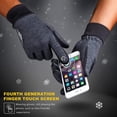 thumbnail image 3 of EIGTHTAIL Gants d'Hiver Hommes Femmes Écran Tactile Gants Chauds pour Temps Froid Gants de Travail pour Congélateur Ensemble pour Course Conduite Cyclisme Travail Randonnée, 3 of 6