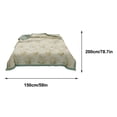 thumbnail image 3 of Bdday Thin Blankets for Summer Summer Quilt Washed Cotton Summer Cool Quilt Conditioning Printed Summer Quilt Student Dormitory Quilt Core Activity Gift Quilt Warm Blanket, 3 of 8