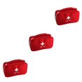 thumbnail image 2 of tamizeot Sac de Rangement d'Urgence Randonnée Pilules Organisateur de Cotons-Tiges Étui de Transport Rouge 3Ensemble, 2 of 6