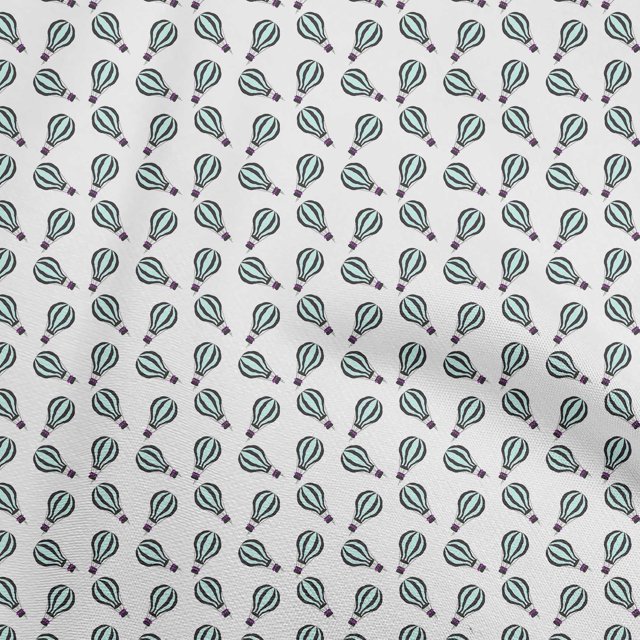 oneOone Polyester Lycra Aquamarine Fabric Travel Craft Projects Decor Fabric Printed By The Yard 56 Inch Wide