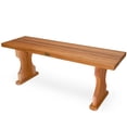 thumbnail image 1 of All Things Cedar Banc Sans Dossier en Bois de Luxe de 45”, Intérieur et Extérieur, Naturel, 1 of 8