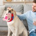 thumbnail image 3 of CHOK Active Moving Pet Plush Toy  Interactive Dog Toy Pet Bouncing Balls  USB Rechargeable Interactive Washable Cartoon Pig Plush Sound Electronic Dog Toy  Small Plush Sound Toys for Dogs, 3 of 7