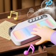 thumbnail image 4 of White Childrens Electronic Keyboard With Color Touch Screen For Beginners Girls Aged 3 6 Educational Toy, 4 of 6