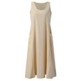 thumbnail image 4 of Robe Salopette 2025 pour Femmes Robe d'Été Décontractée en Denim Robe à Bretelles avec Poches Robe Grande Taille pour Femmes Robe Décontractée Mini-Robe Ajustable, 4 of 5