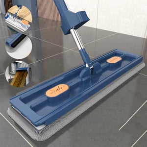 Suncoda Wash Mop, 42cm Hand- Mop Household Lazy Mop Suction Horizontal Mop Wash Mop