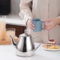 thumbnail image 2 of SANQIAHOME Stainless Steel Teapot Coffee Servers 1200ml, 2 of 8