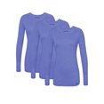 thumbnail image 1 of Sivvan Lot de 3 T-Shirts à Manches Longues Confort pour Femmes / T-Shirt sous-Blouse, 1 of 7