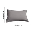 thumbnail image 3 of Birdeem Premium Solid Color Pillowcase, Soft Washed Cotton Material, King Size Cover for Full Bed Coverage, Luxury Design Enhances Bedroom Decor, Easy to Clean for Fresh Comfort, 3 of 9