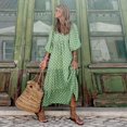 thumbnail image 1 of QJUHUNG Femmes Couleur Unie Robe Longue Sexy Bodycon Extensible Maxi Dame Printemps Automne Été Spaghetti Robe de Sangle, 1 of 2