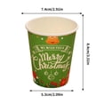 thumbnail image 3 of Christmas Party Decorations Disposable Dinner Plates Cartoons Santa Claus Plates Paper Cup Set Party Cutlery, 3 of 8
