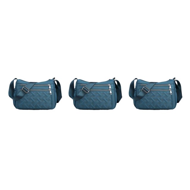 maskred Premium Messenger Bag Large Capacity For Multipurpose Polyester Crossbody Bag Gift Premiun Multiple Occations blue 3Set