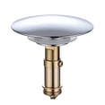 thumbnail image 1 of FaucetsUniversal Bath Plug 66mm Push Stopper with 28mm Core Metal Plug for Bath Kitchen Sewers Reusable Sealing Stopper Durable Stainless Steel, 1 of 8