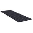 thumbnail image 2 of vidaXL Sun Lounger Cushion Black Check Pattern Oxford Fabric, 2 of 5