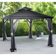 thumbnail image 1 of Hometrends  10 ft. x 12 ft. Hardtop Aluminum Gazebo, 1 of 7