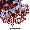 thumbnail image 3 of Uxcell Hotfix Rhinestones Flatback Crystal Glass Gems for Craft Clothes DIY Decoration Medium Red 4.8mm, 3 of 5