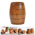 thumbnail image 3 of Wooden Cup Beer Barrel Modeling Cup Multipurpose Cup Drinking Cup 175ml, 3 of 9