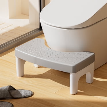 LSLJS Marchepied de Toilette Accroupi Marchepied pour Faire Caca Marchepied de Salle de Bain Marchepied pour Pot Marchepied d'Assistance pour Toilette Marchepied Convient à Toutes les Toilettes Détachable Empilable Banc de Pot de Chambre Essentiels pour la Maison