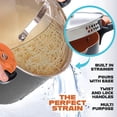 thumbnail image 4 of Gotham Steel Copper 5 Qt Twist Lock Strainer Lid Nonstick Ceramic Stock Pot Dishwasher Safe Cookware, 4 of 9