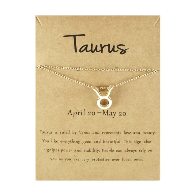 EGNMCR Twelve Constellation Anklet Alloy 12 Constellation Card Anklet a Anklet