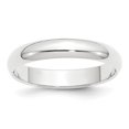 thumbnail image 1 of Platinum 4mm Half-Round Featherweight Band Size 8.5, 1 of 1