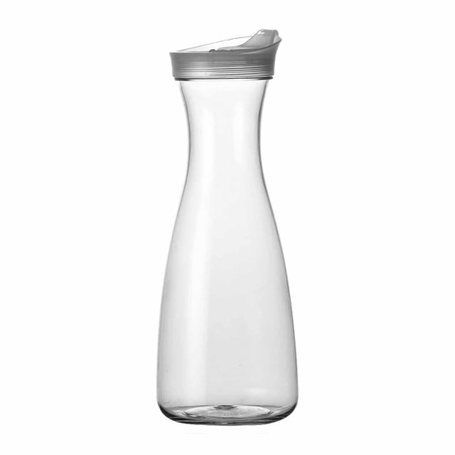 Bouteille à Glace Acrylique Transparente Bouteille de Jus Pichet d'Eau Bouteille de Jus Transparente Pichet d'Eau Pichet de Jus Chaud Froid Bouteilles Réutilisables pour Boire