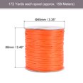 thumbnail image 2 of Unique Bargains Beading Thread Bracelet Weave Bead Craft Cord 1.5mm 158M/Roll (172-Yards) Decorative String, Orange, 2 of 7
