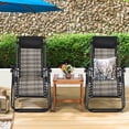 thumbnail image 1 of Costway 2PCS Patio Rattan Zero Gravity Lounge Chair Folding Recliner Headrest Mix Grey, 1 of 10