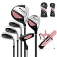 thumbnail image 1 of Ultimate Junior Complete Golf Club Set for Kids Age 11-13 Years Old Golf Practice Set Pink, 1 of 10