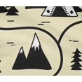 thumbnail image 5 of oneOone Cotton Flex Pale Yellow Fabric Mountain Pattern Fabric For Sewing Printed Craft Fabric By The Yard 40 Inch Wide, 5 of 5