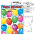 thumbnail image 1 of TREND T-38002 Happy Birthday Wall Chart Multicolour 17" x 22" Classroom Size, 1 of 2