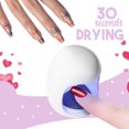 thumbnail image 1 of EGNMCR Manicure Lamp Portable LED Phototherapy Lamp Small Nail Lamp Nail lights, 1 of 2