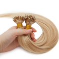 thumbnail image 3 of 50 Brins Micro Perles Lisses Soyeuses Anneaux Nano Extension de Cheveux Humains, 3 of 6