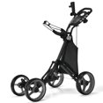 thumbnail image 1 of Goplus Chariot de Golf Pliant à 4 Roues avec Sac, Tableau d'Affichage, Poignée Ajustable, Gris, 1 of 10