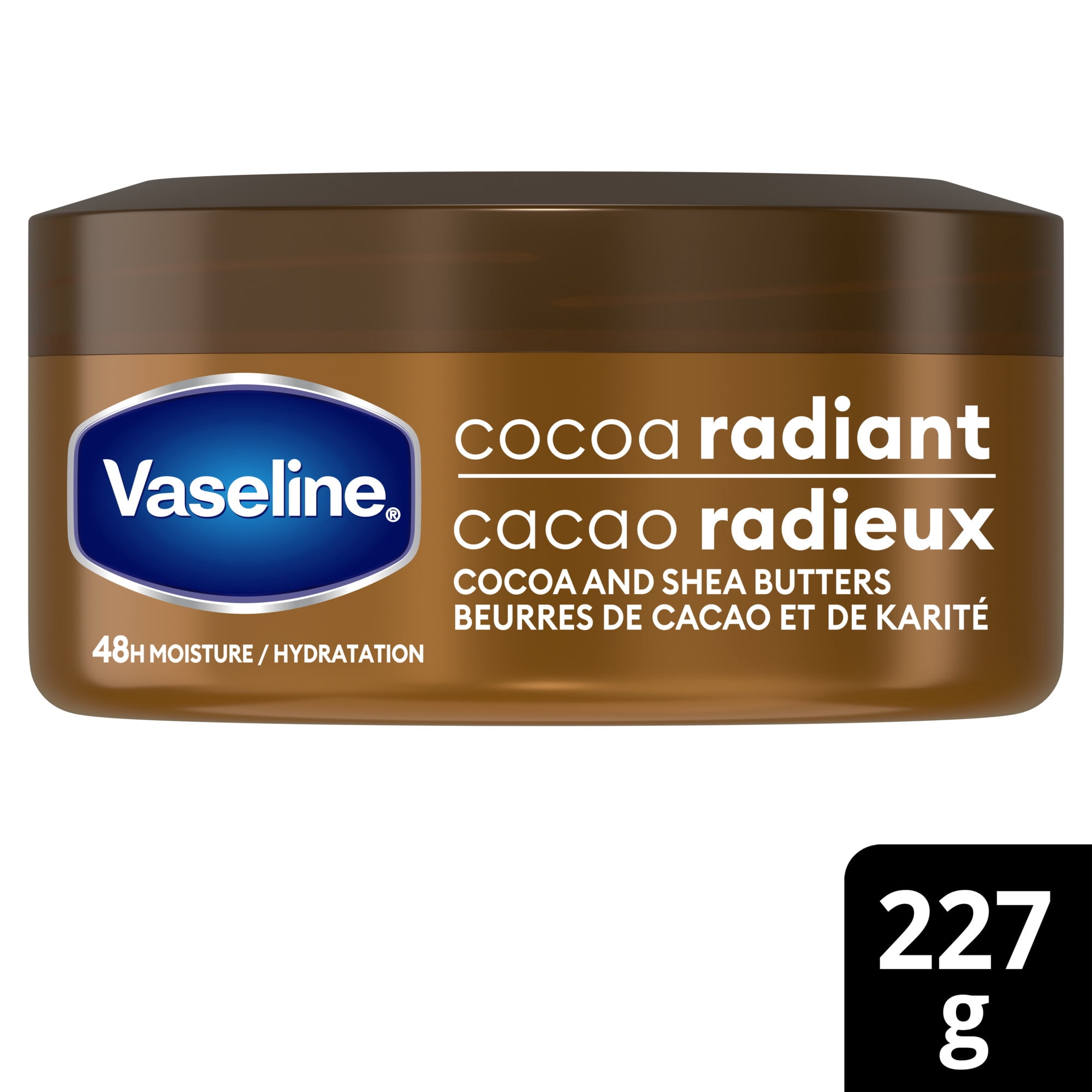 Vaseline Rich Body Butter Cocoa Radiant 48H Moisture, 227 g