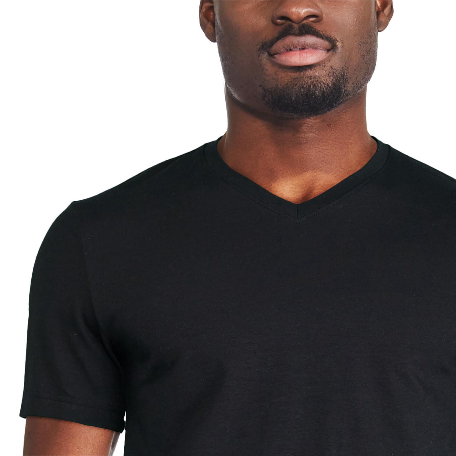 Lot de 2 t-shirts à encolure en V George pour hommes