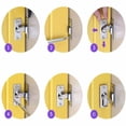 thumbnail image 4 of MYG 304Stainless Steel 90 Degree Buckle Right Angle Hook Lock Bolts For Sliding Door, 4 of 10