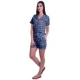 thumbnail image 2 of Moomaya Pyjama pour Femmes Imprimé, Ensemble Deux Pièces à Col Cranté avec Short, 2 of 6