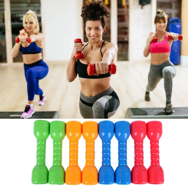 stanreset Femmes Entraînement Physique Entraînement Haltère Fille Enfants Kids Exercice à Domicile Haltères Rouge 1Ensemble