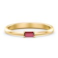 thumbnail image 1 of East-West Stackable Baguette Ring in 10K Yellow Gold, 1 of 3