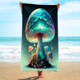 thumbnail image 4 of Dvkptbk Beach Towel Microfiber Beach Towel Super Lightweight Colorful Bath Towel Sandproof Beach Blanket Multi-Purpose Towel for Travel Swimming Pool 30x60 Inch Beach Essentials on Clearance, 4 of 8