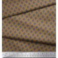 thumbnail image 2 of Soimoi Cotton Duck Fabric Geometric Scale Design,Floral & Ogee Damask Decor Fabric Printed Yard 42 Inch Wide, 2 of 4