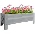 thumbnail image 1 of Outsunny 3.3 x 1.2 x 1.2 ft Garden Raised Bed Planter Grow Containers, 1 of 10