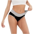 thumbnail image 3 of 3 Pack High Waist Panties for Women Tummy Control Plus Size Cotton Underwear Full Coverage Comfy Ladies Briefs 5XL, 3 of 7