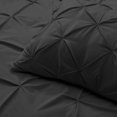 thumbnail image 4 of Nestl Couette à Plis Pincés, Ensemble de Couette Grand/double, Noir, 4 of 6