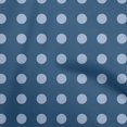 thumbnail image 1 of oneOone Tissu Bleu en Polyester Spandex à Pois pour Robe Tissu Imprimé Tissu au Mètre 56 Pouces de Large, 1 of 5
