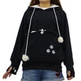 thumbnail image 3 of Blouse de Maternité - Chandail à Capuchon Stylé pour l'Automne et l'Hiver, au Design Confortable et Polyvalent pour Sorties Décontractées et Tenue Relax, 3 of 3
