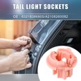 thumbnail image 2 of Unique Bargains Tail Light Sockets Tail Middle Brake Lamp Holder for BMW E53 X5 2000-2004 Plastic Pink, 2 of 7