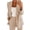 Beige, variant on Pitauce Womens Work Office Blazer Jacket One Button Casual Bussiness Blazers Slim Fit Open Front Cardigan with Pockets S-3XL