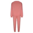 thumbnail image 4 of FNFYFH Liquidation Chandails en Molleton pour Femmes Ensembles de Survêtement Automne 2025 Manches Longues Survêtements Confort Col Rond Chandail avec Cordon de Serrage Pantalons de Survêtement Tenues Athlétiques Solides Rose,G, 4 of 9